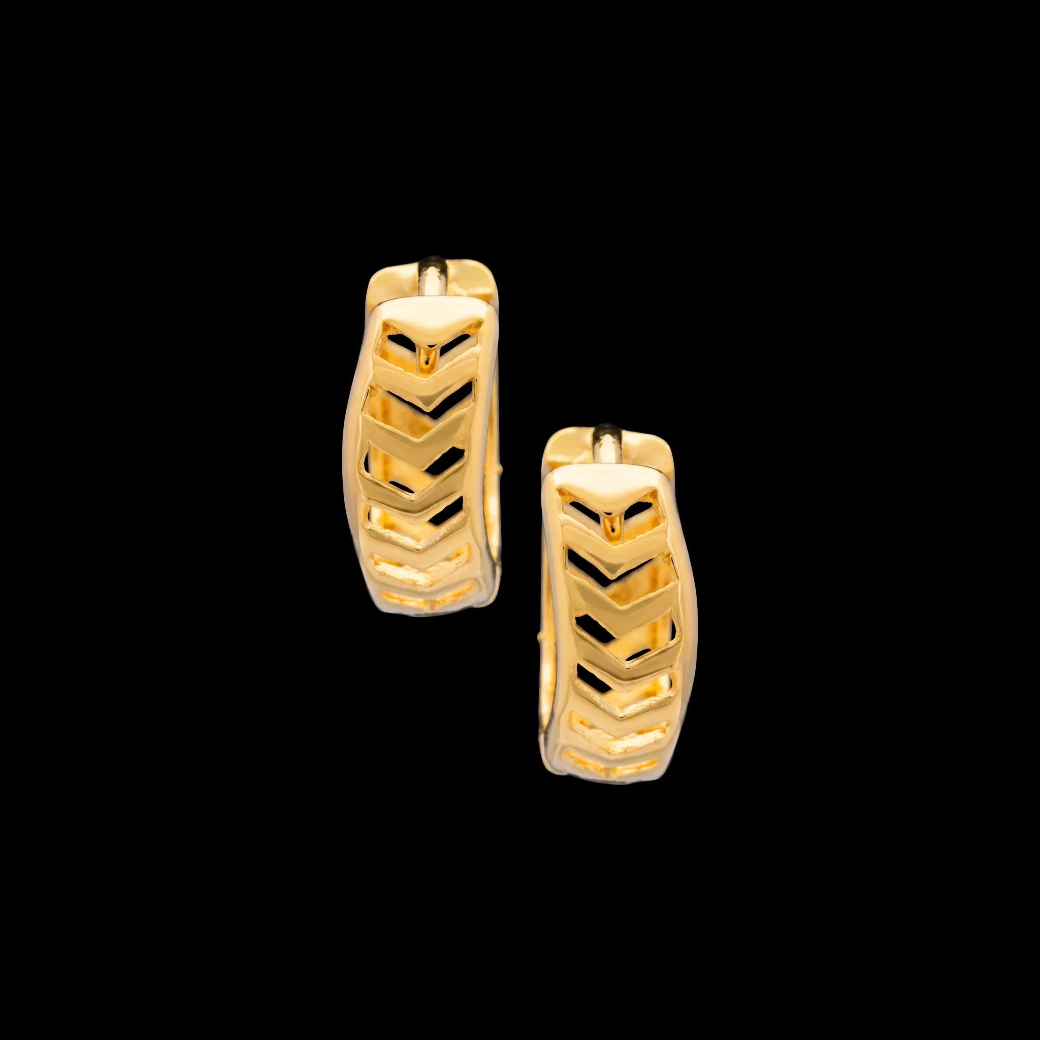 Golden Hoop Earring PGRST33-09