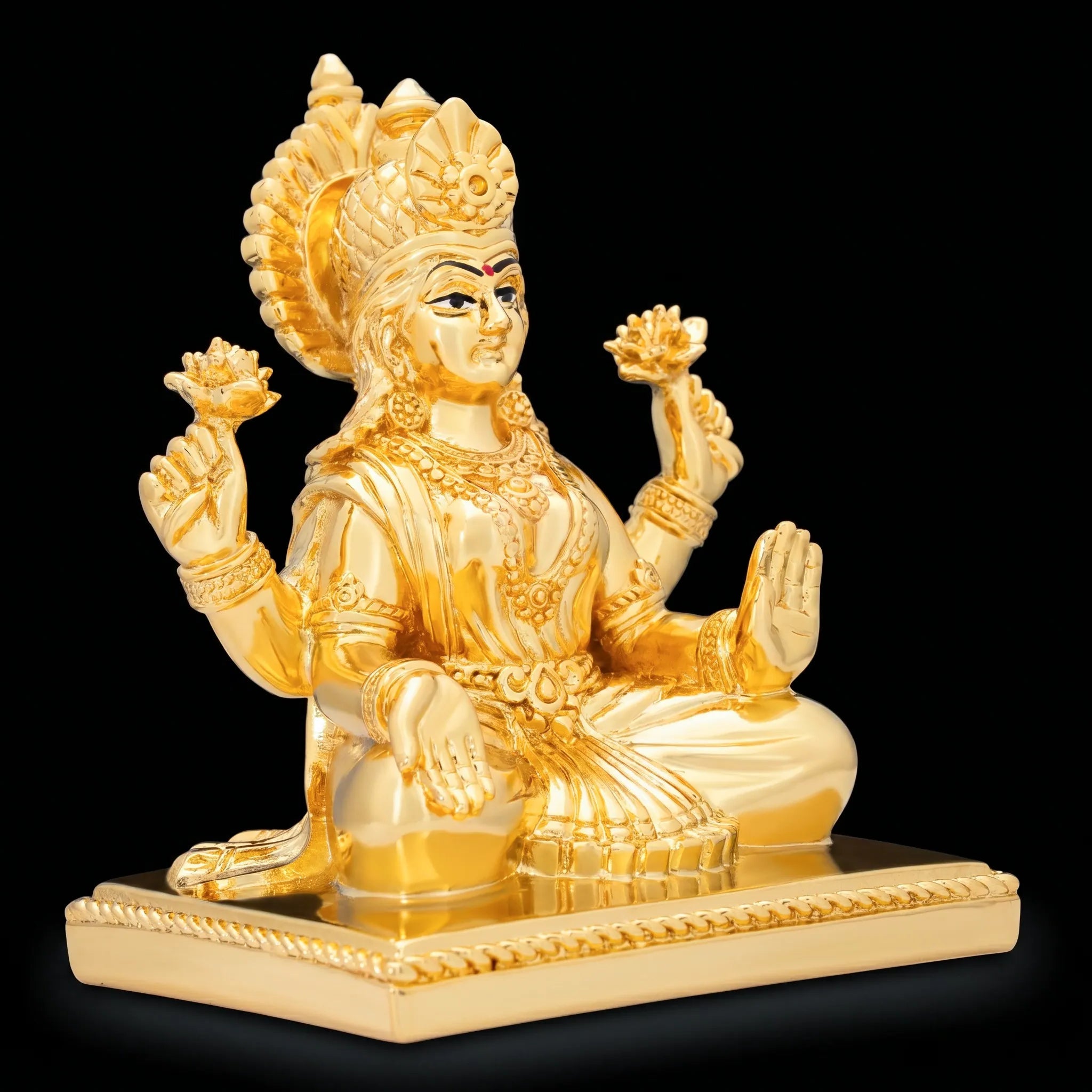 Goddess Lakshmi Golden Idol PIDRGL17-053