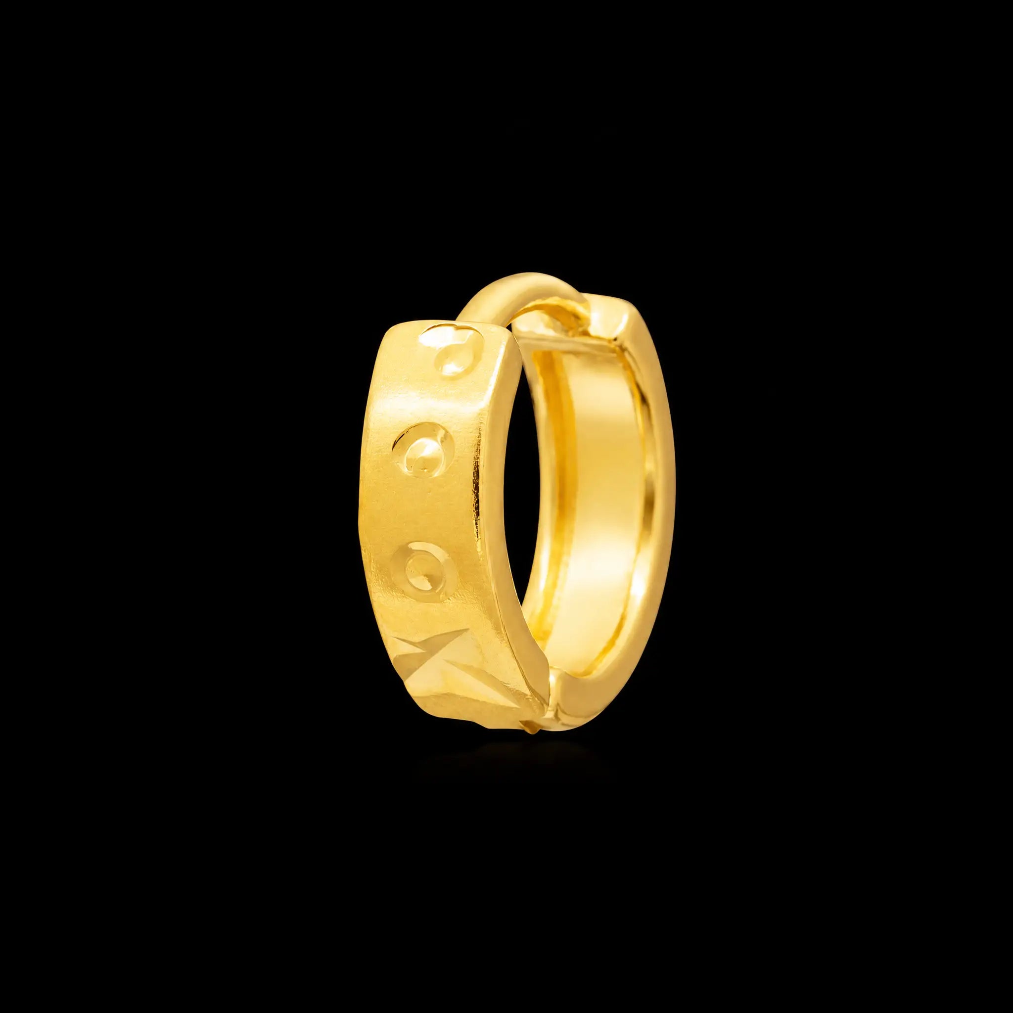 Golden Hoop Earring PGRST10-001