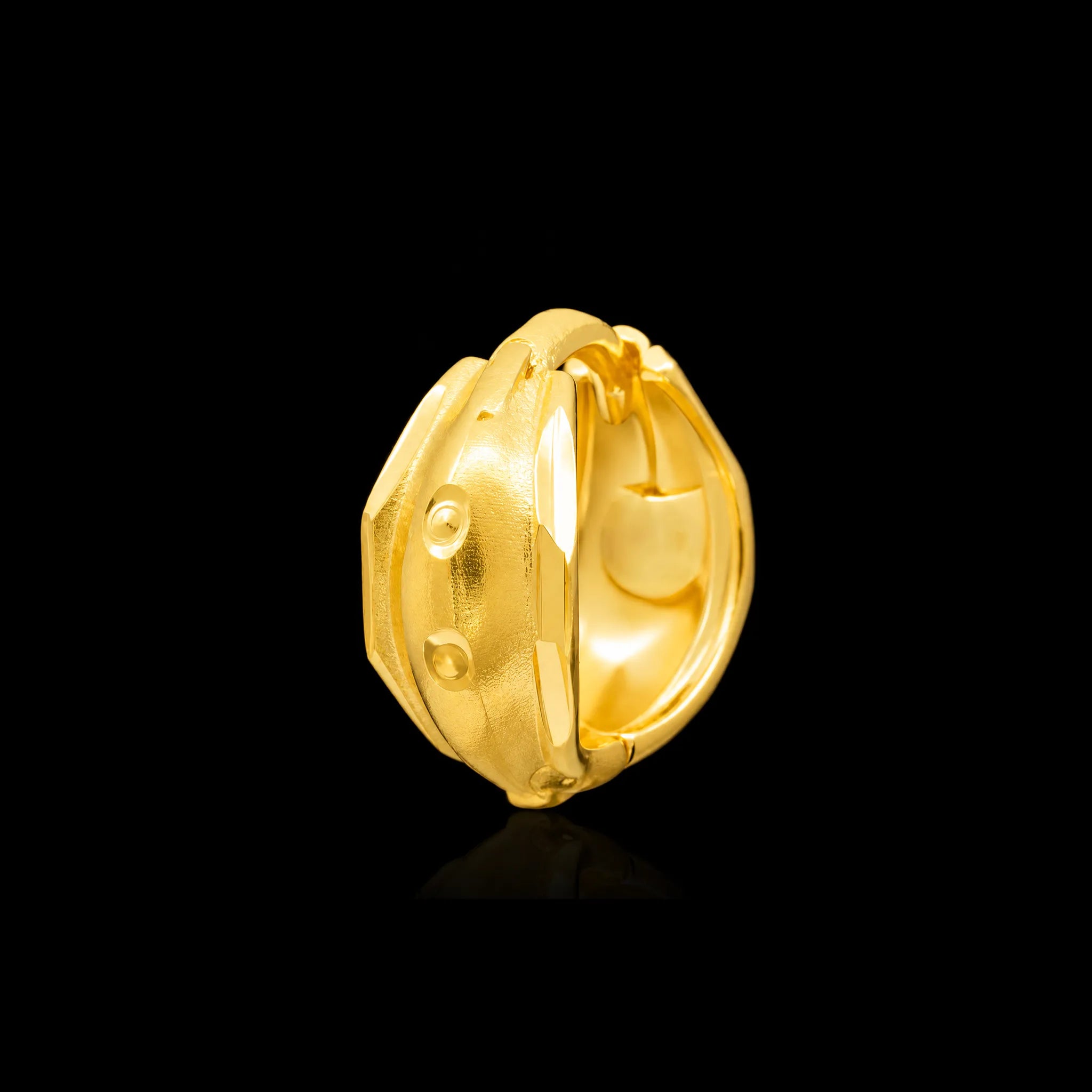 Golden Hoop Earring PGRST14-001