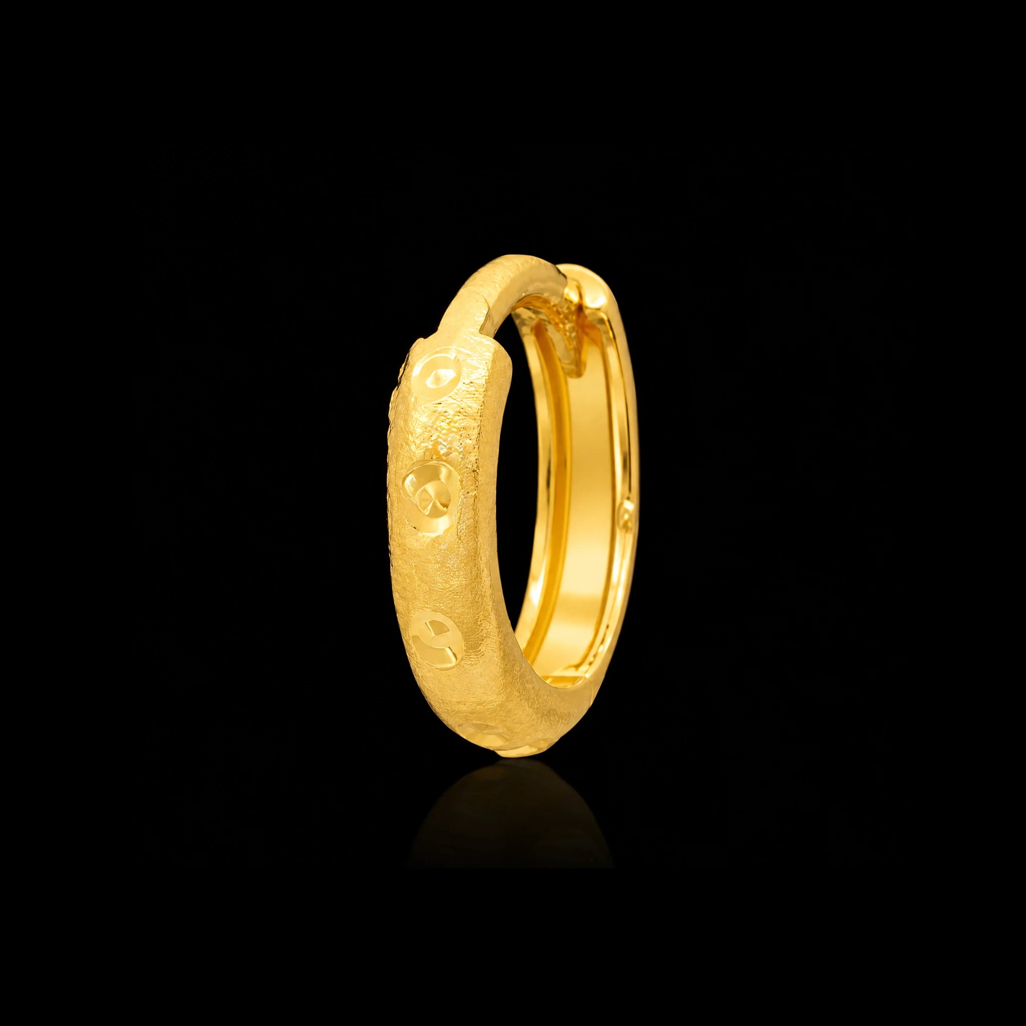 Golden Hoop Earring PGRST29-09