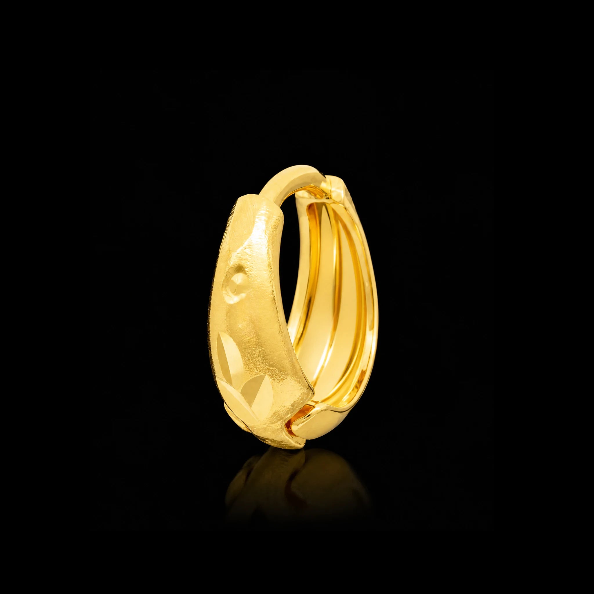 Golden Hoop Earring PGRST16-001