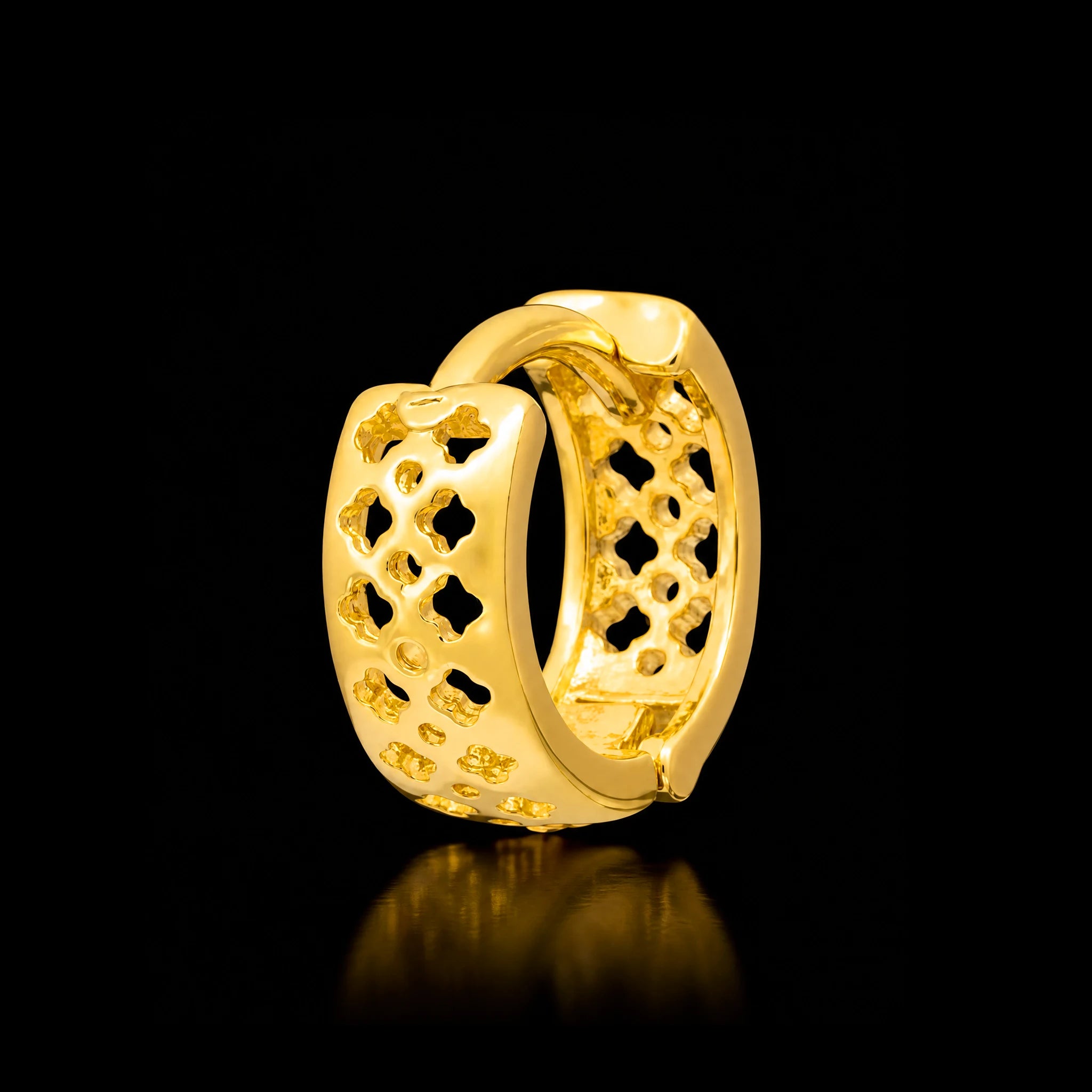 Golden Hoop Earring PGRST32-09