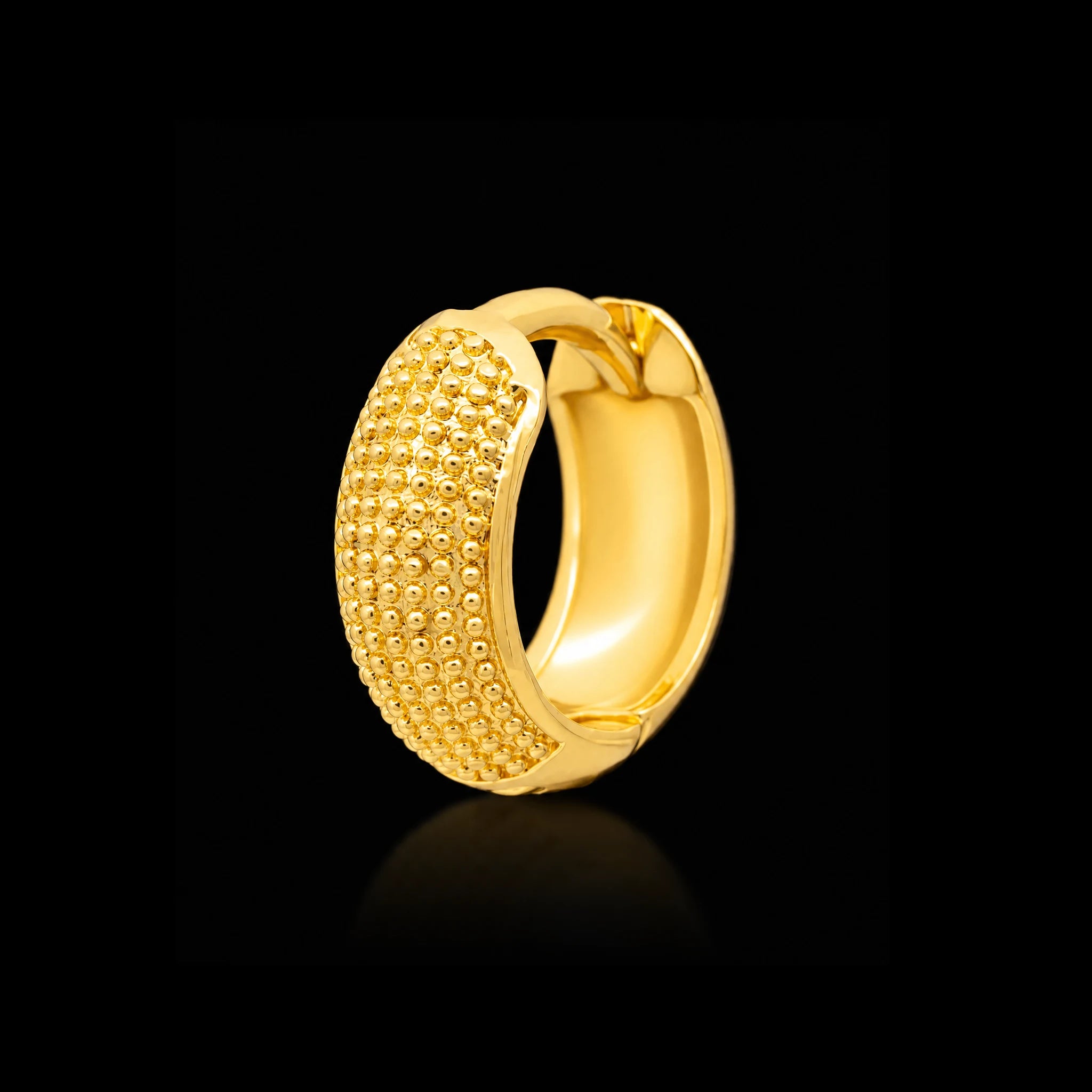 Golden Hoop Earring PGRST35-09