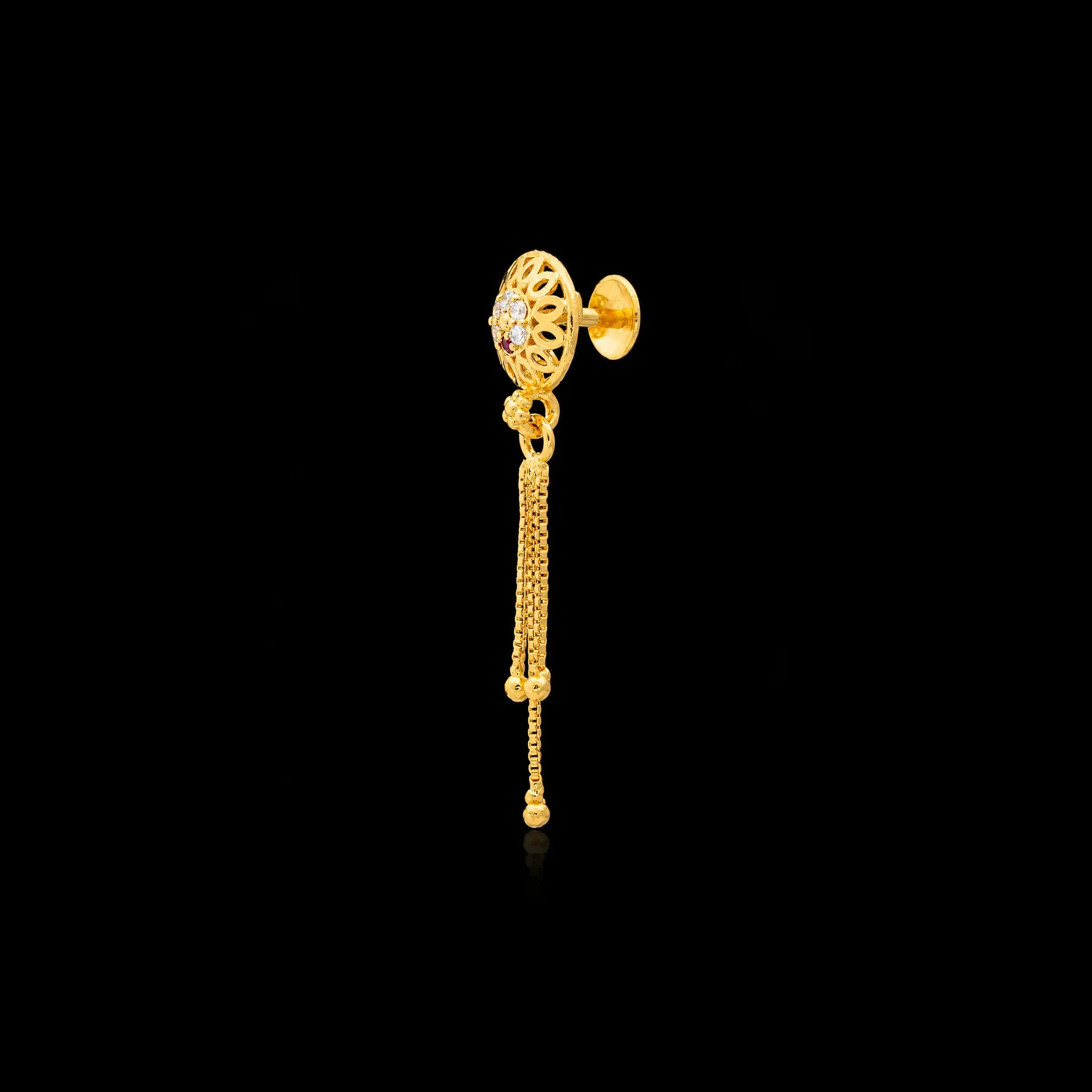 Golden Hanging Stud PSHST24WR-011