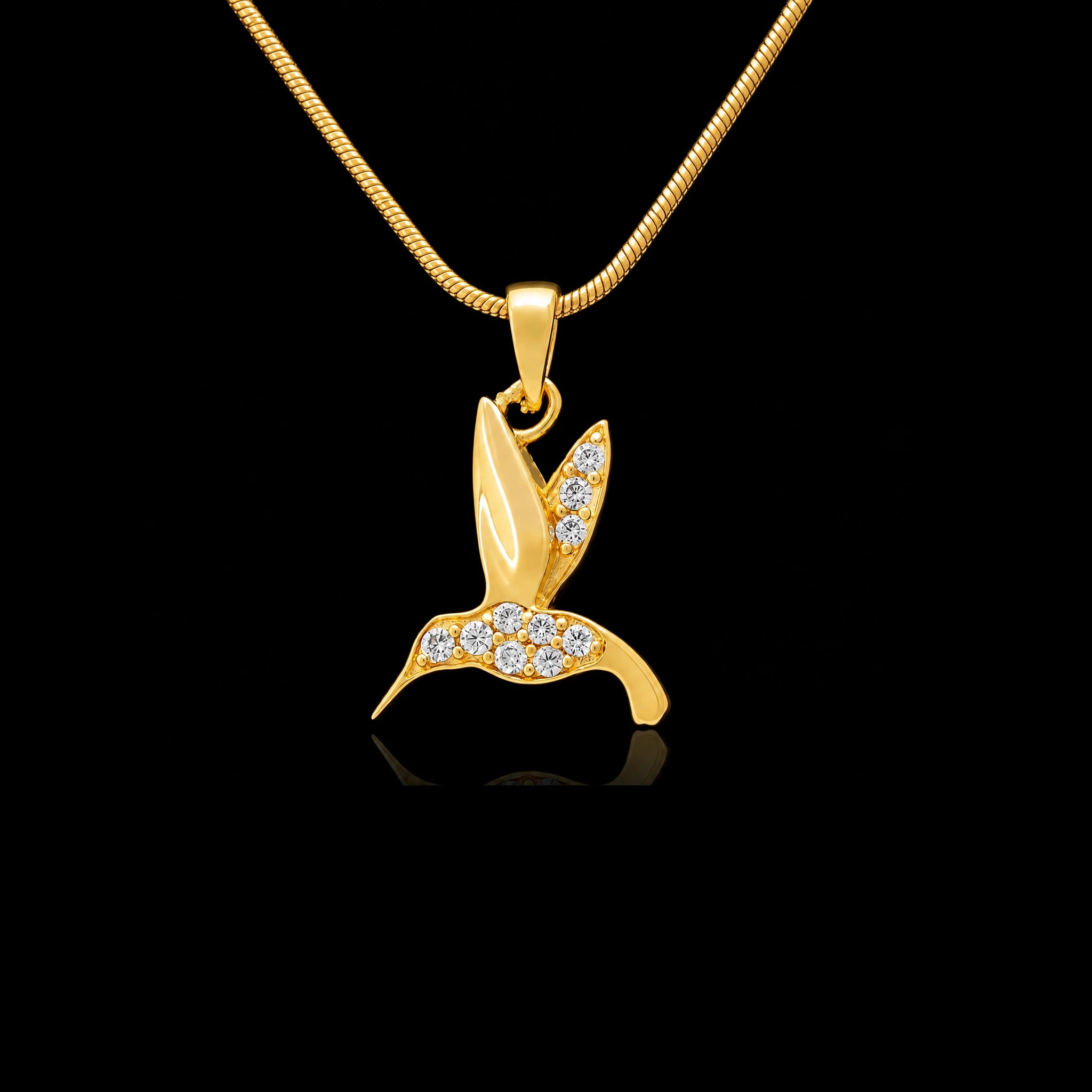 Golden Fish Pendant PSLT17W-021