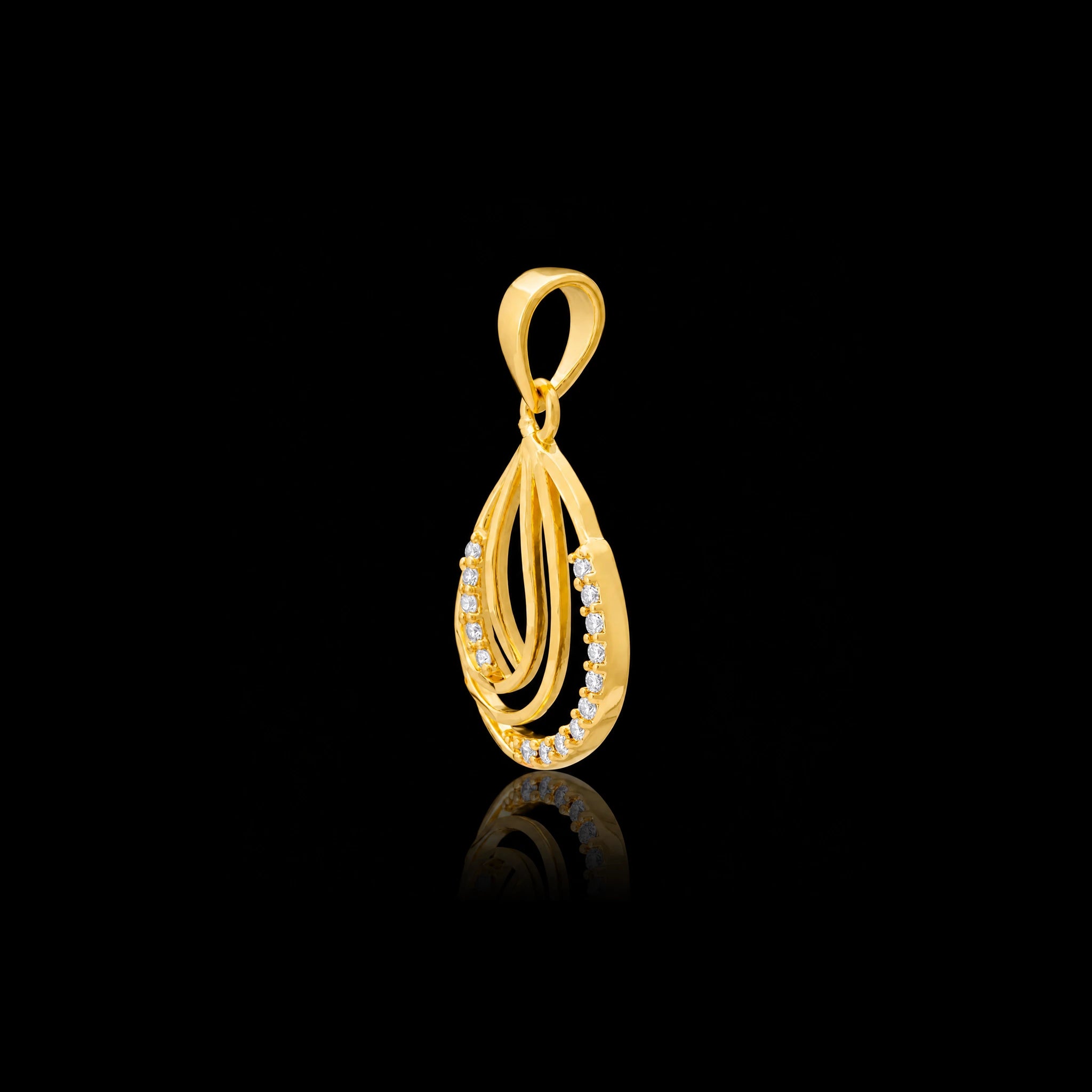 Golden Stone Pendant PSLT103W-031