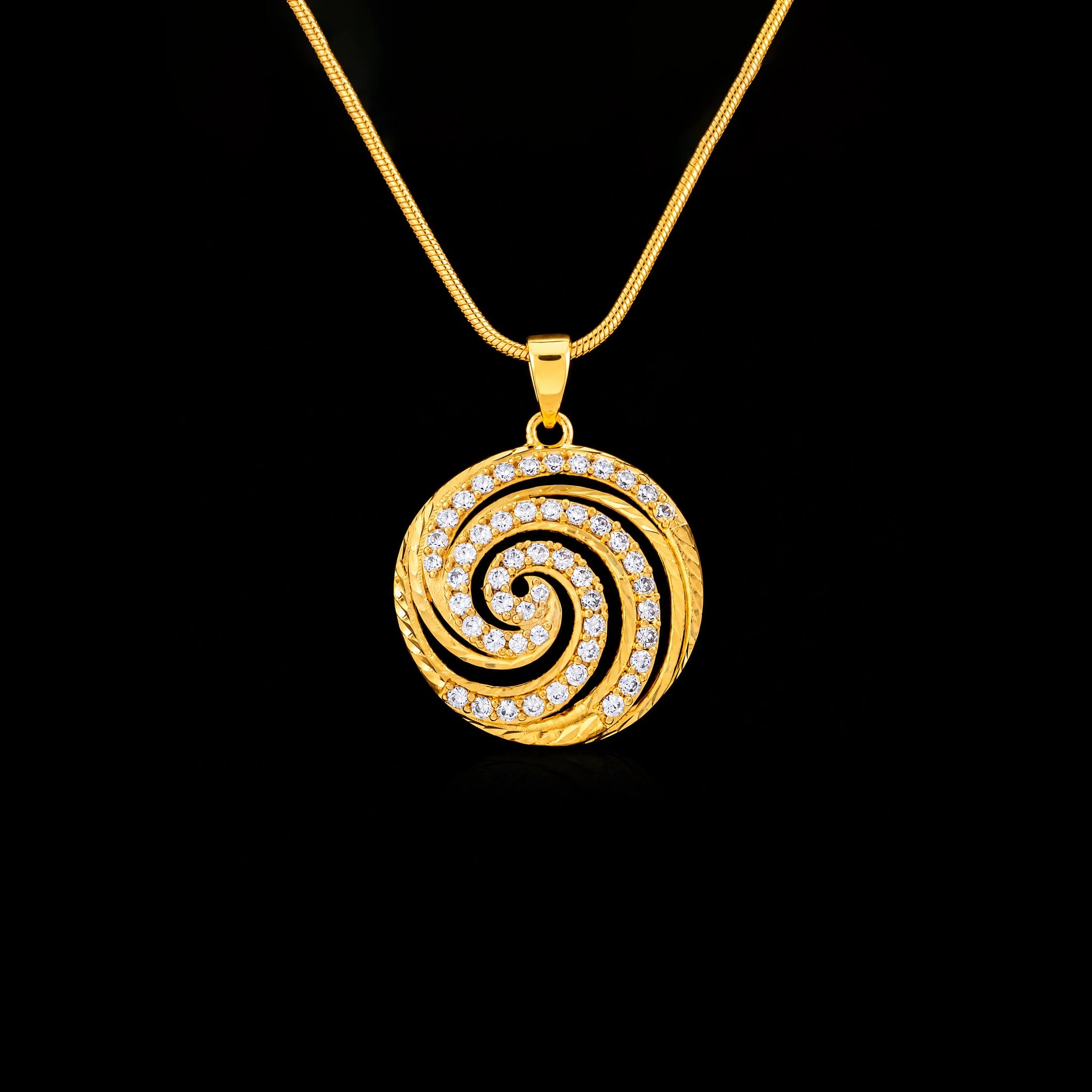 Golden Stone Pendant PSLT55W-051