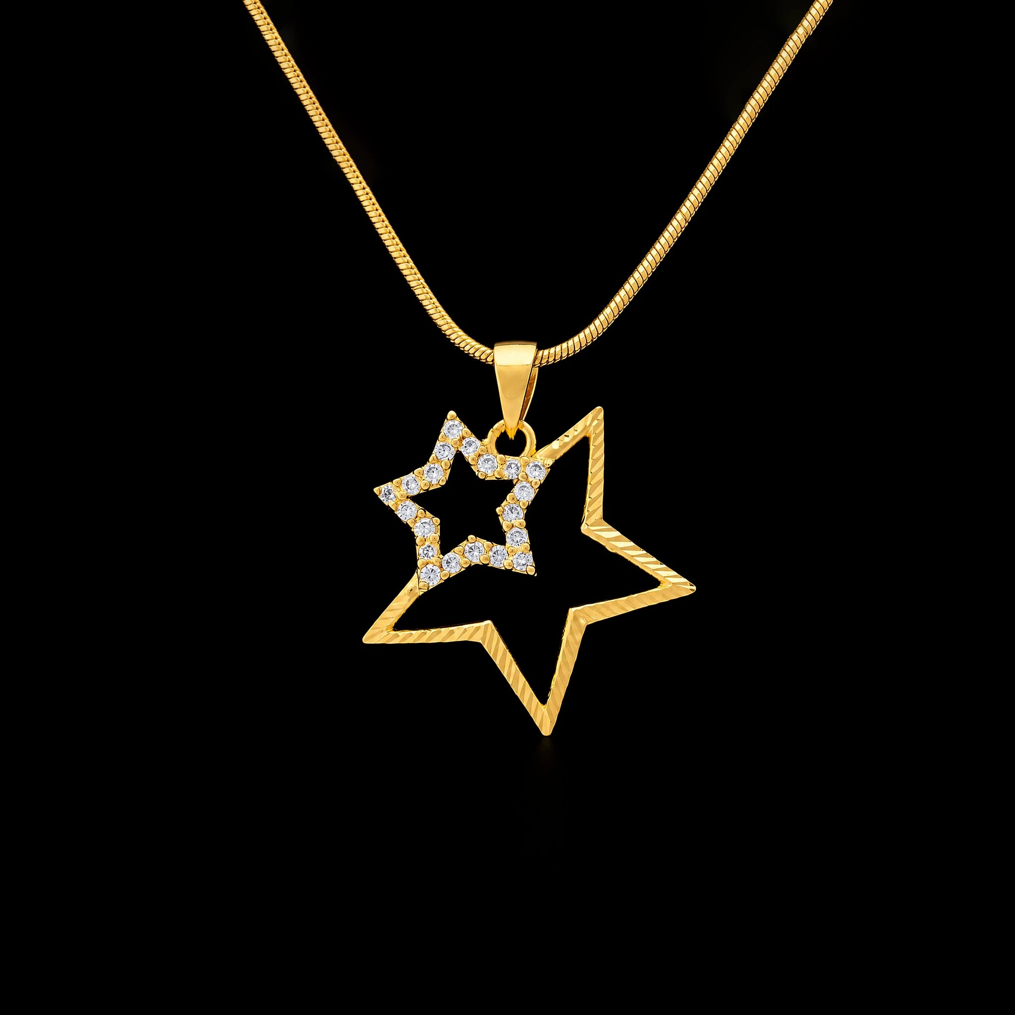 Golden Stone Pendant PSLT53W-051