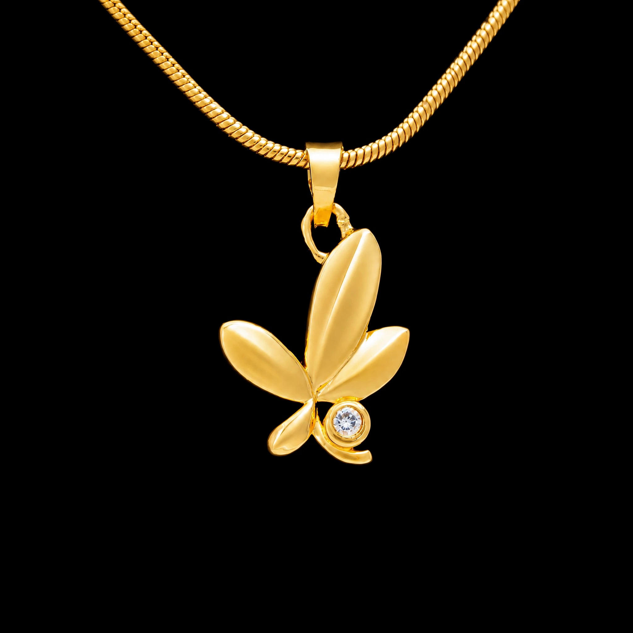 Golden Stone Pendant PSLT392W-09