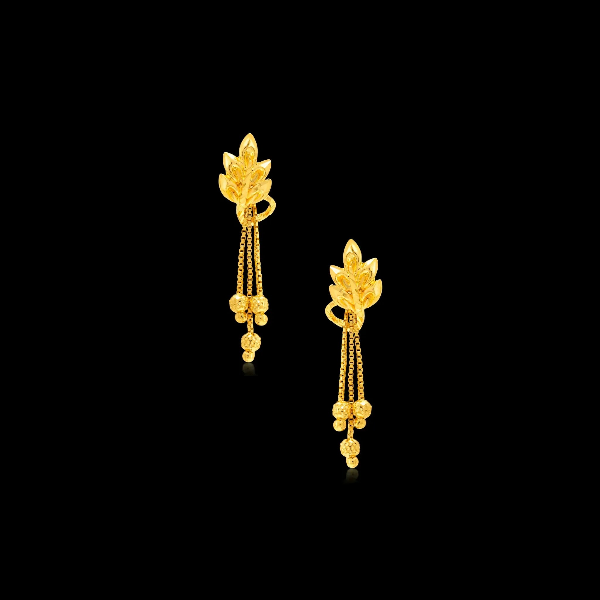 Golden Hanging Stud PGHST58-021