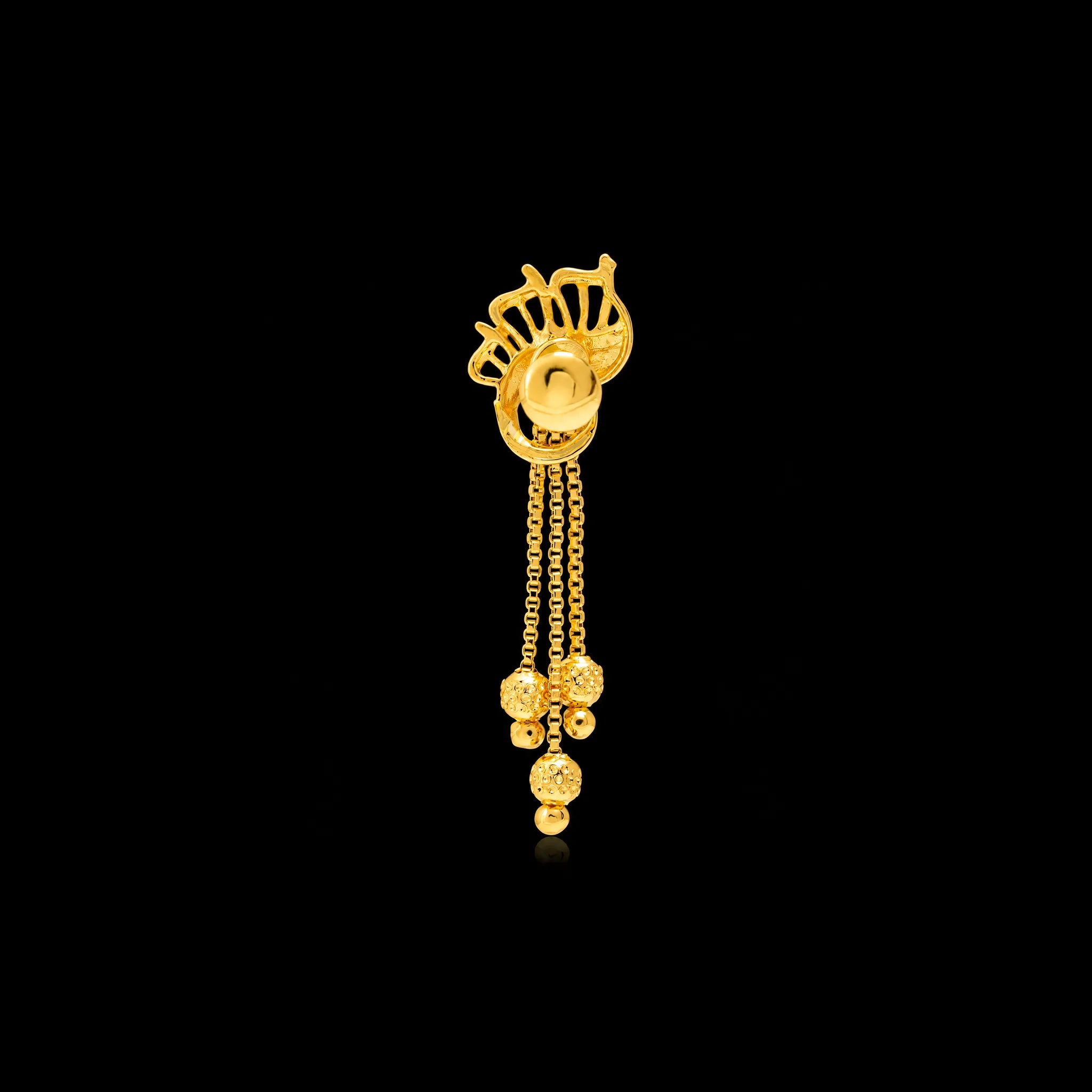 Golden Hanging Stud PGHST58-021