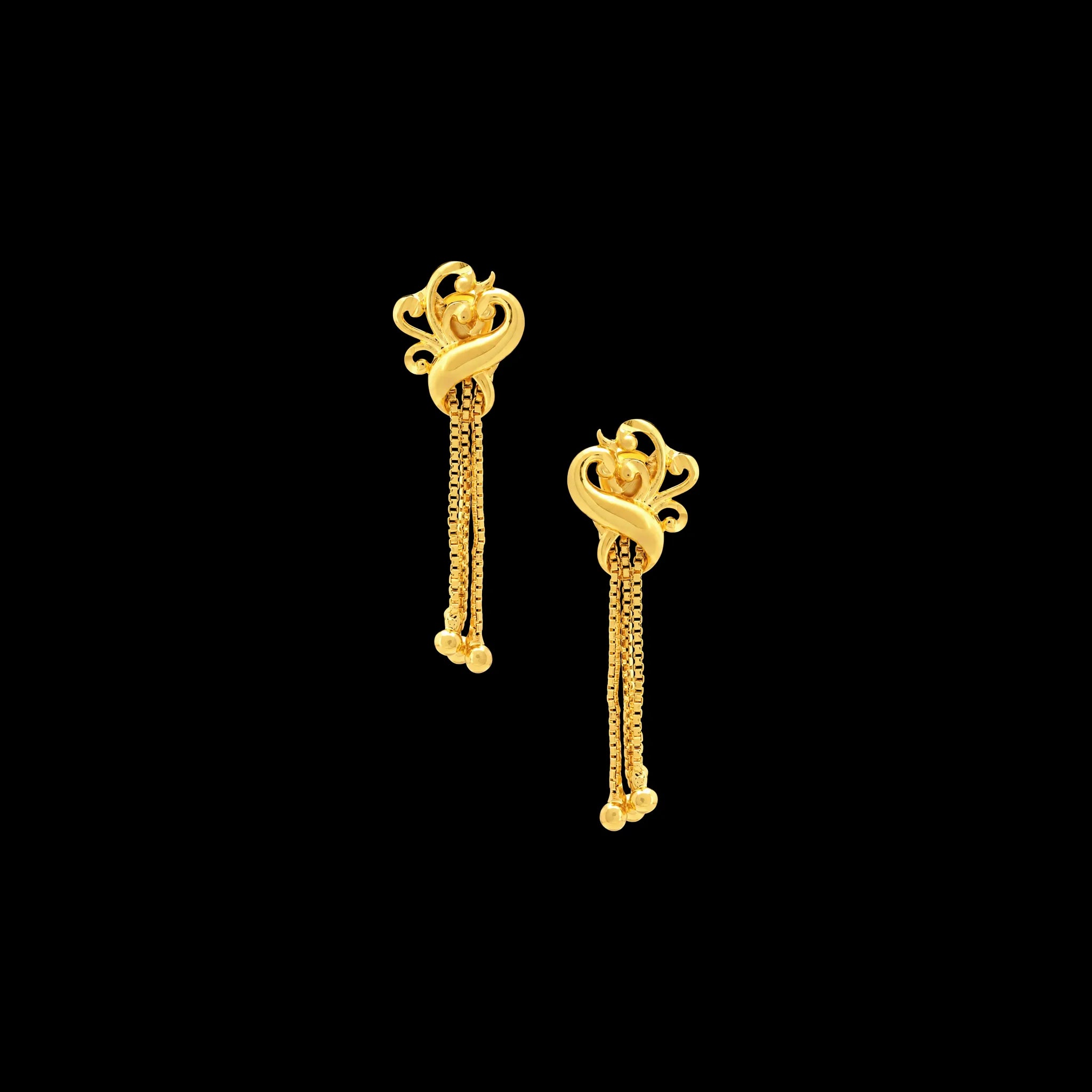 Golden Hanging Stud PGHST48-021