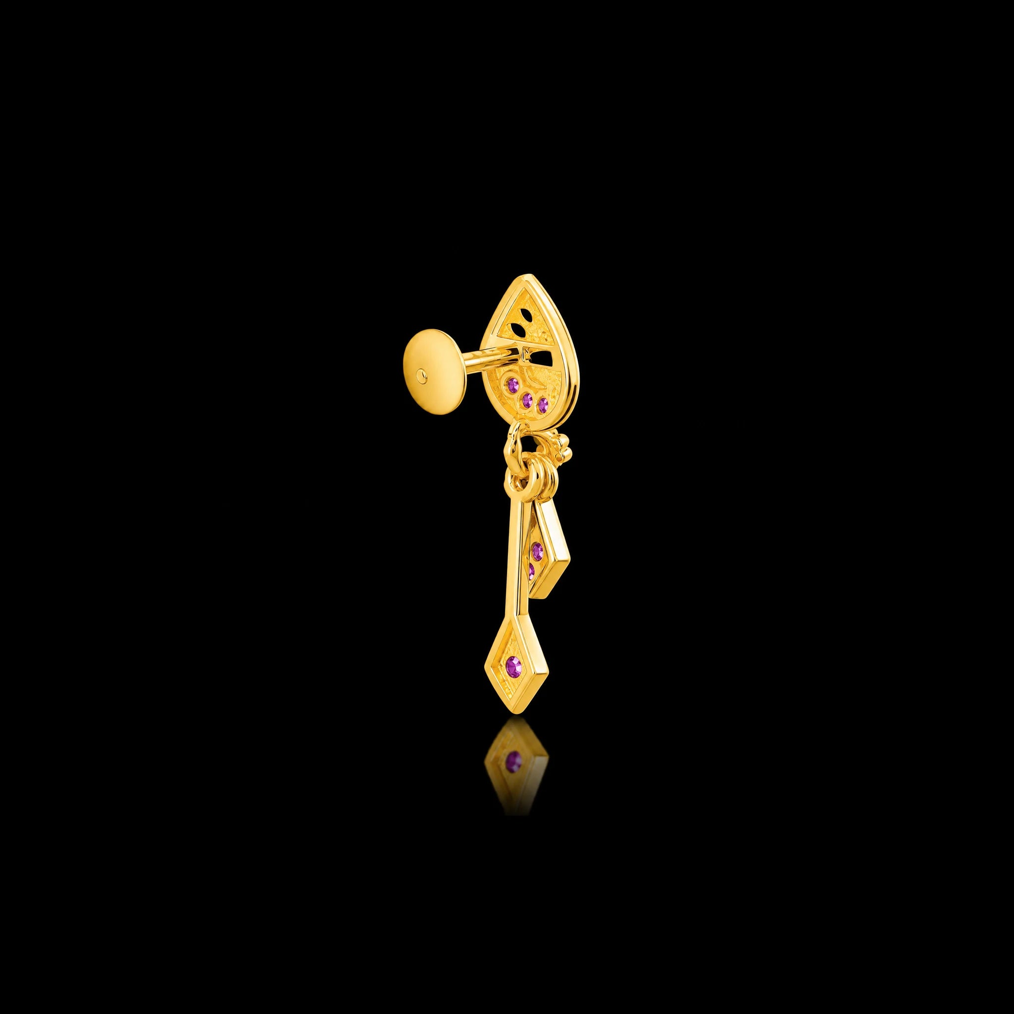 Stone Hanging Stud PSHST26WR-021