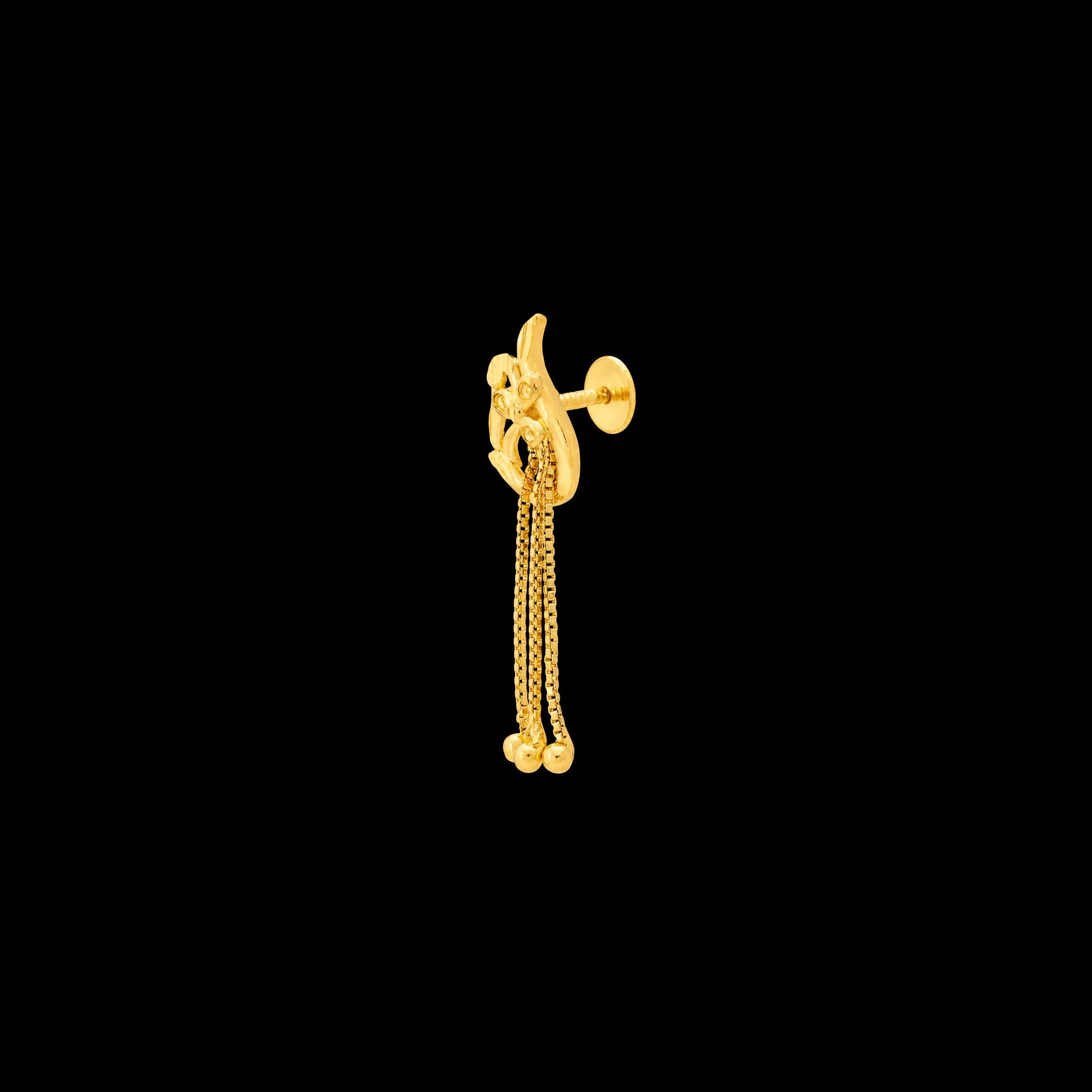 Golden Hanging Stud PGHST54-021