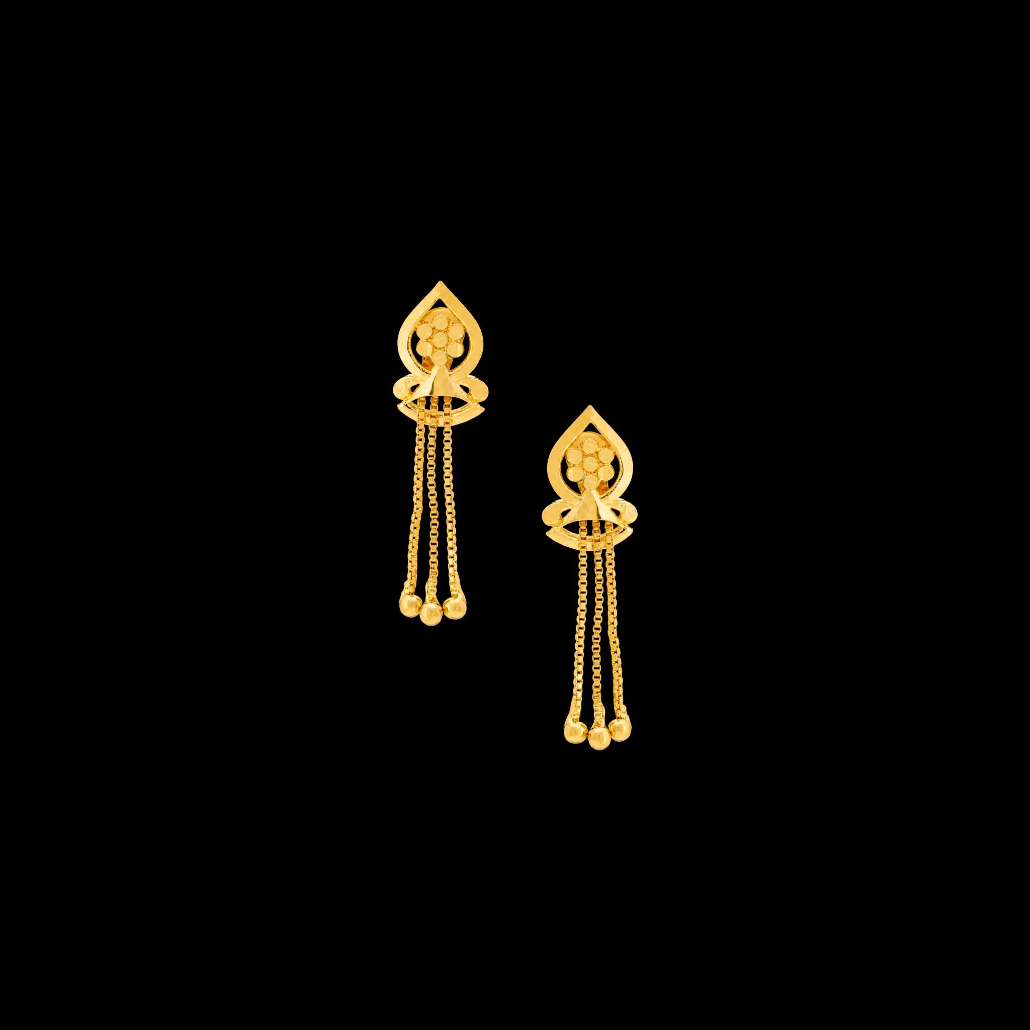 Golden Hanging Stud PGHST54-021
