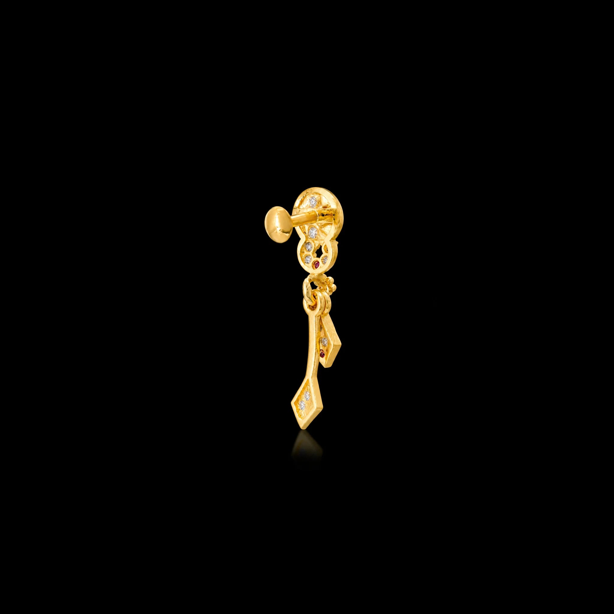 Stone Hanging Stud PSHST22WR-011
