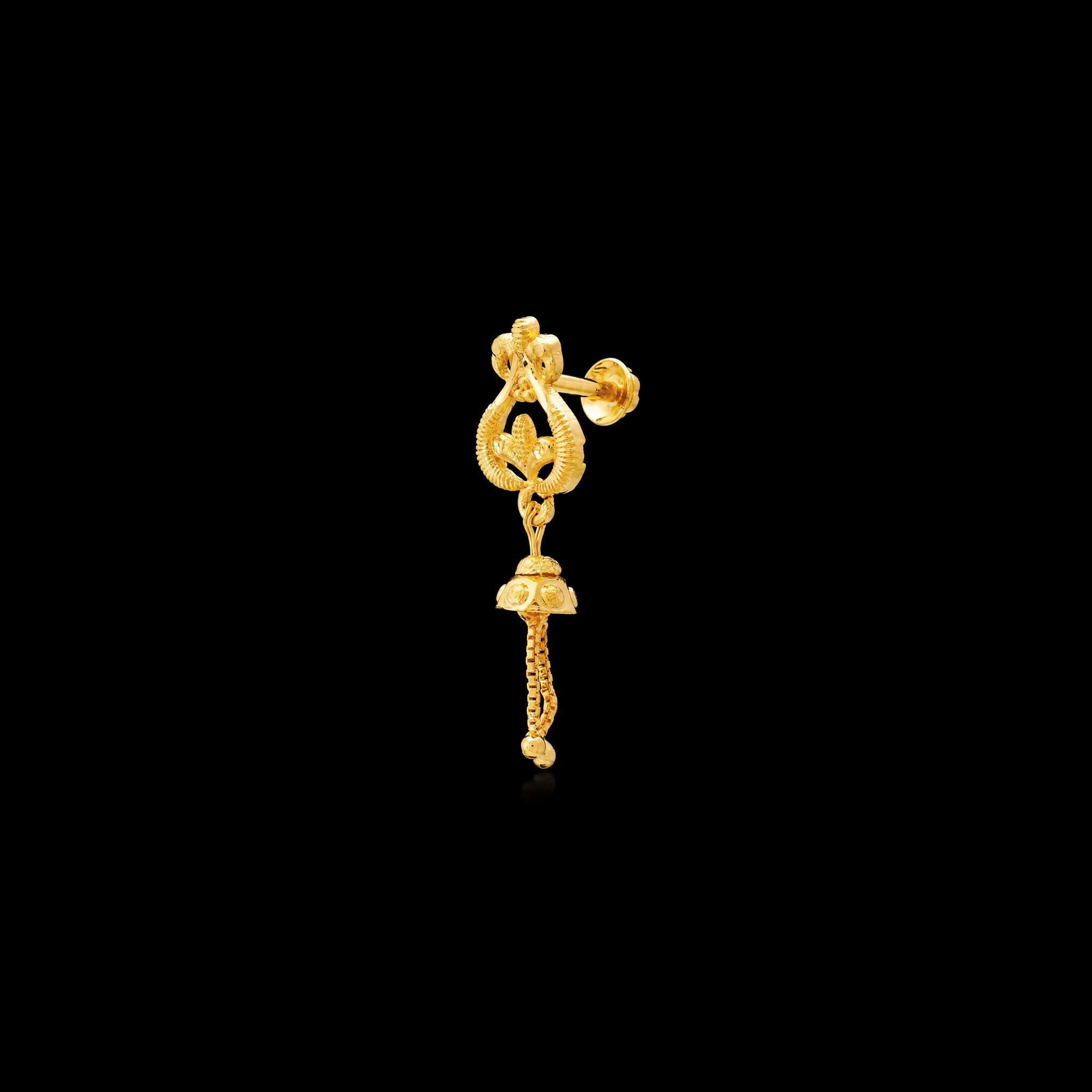 Golden Hanging Stud PGHST27-011