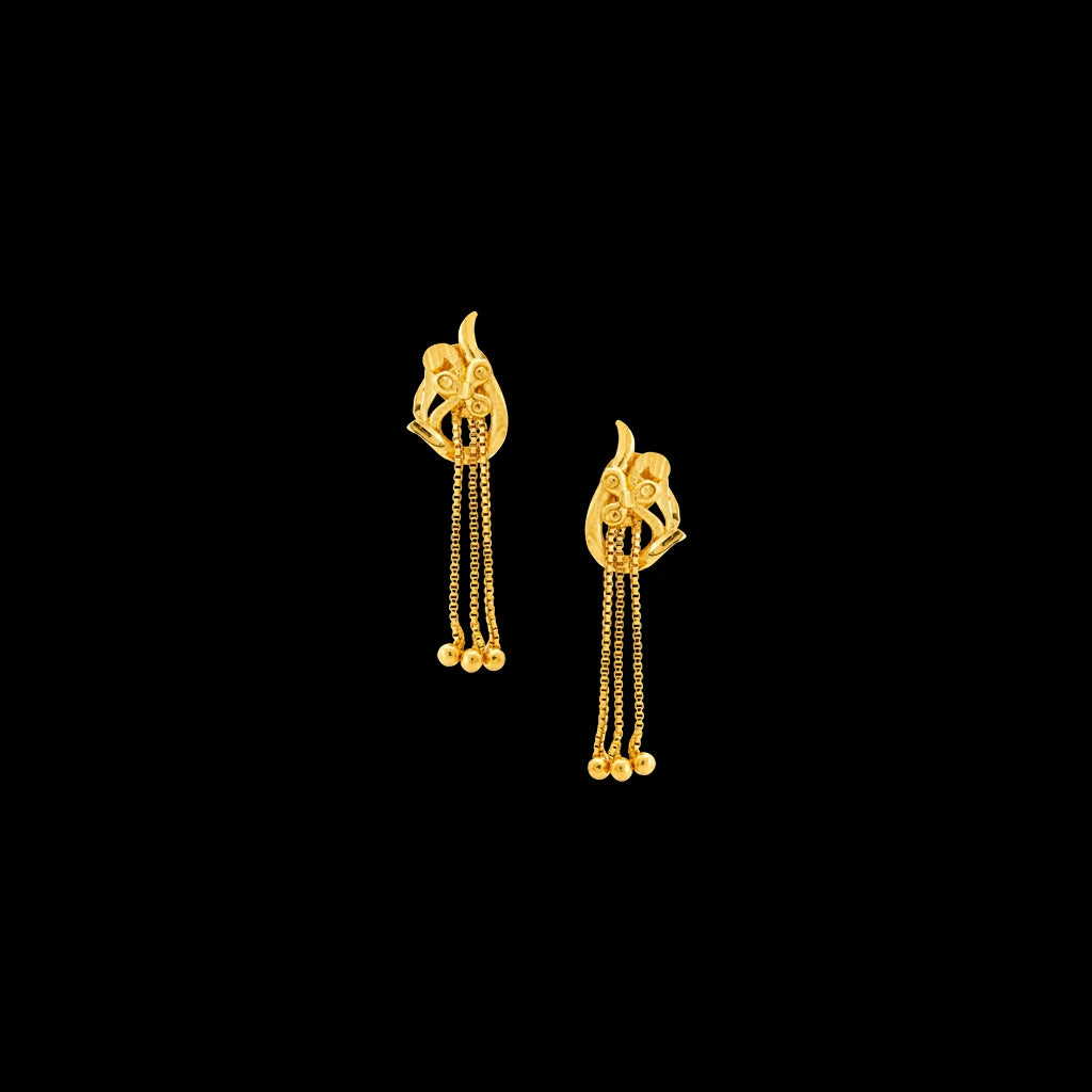 Golden Hanging Stud PGHST50-021