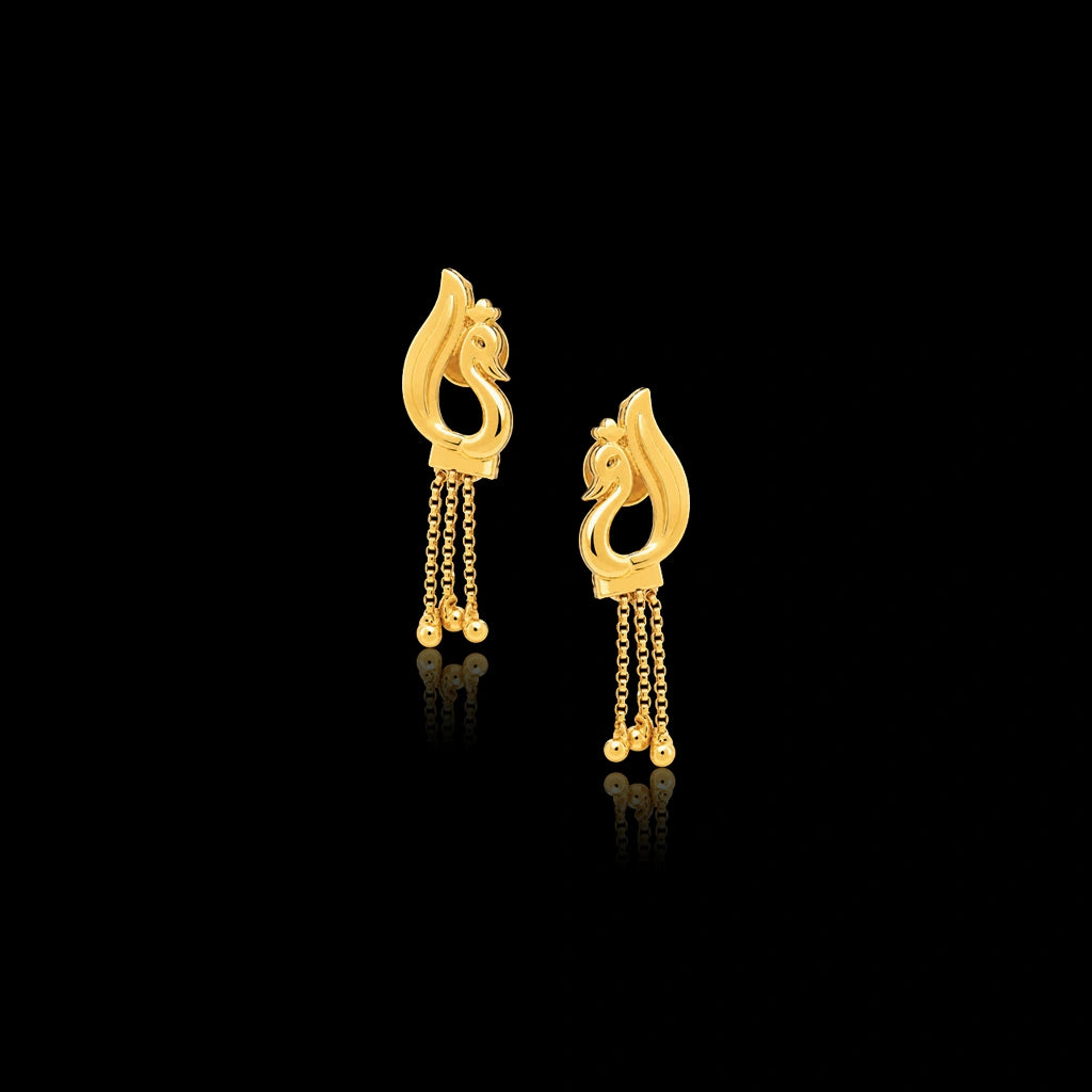 Golden Hanging Stud PGHST339-09
