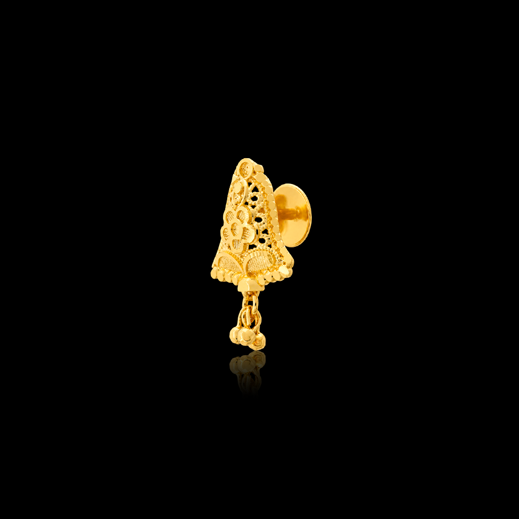 Golden Hanging Stud PGHST346-09