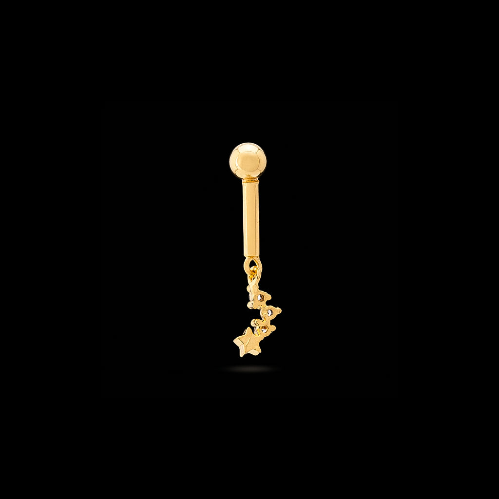 Bugadi Stud Earring PSBDST6W-001