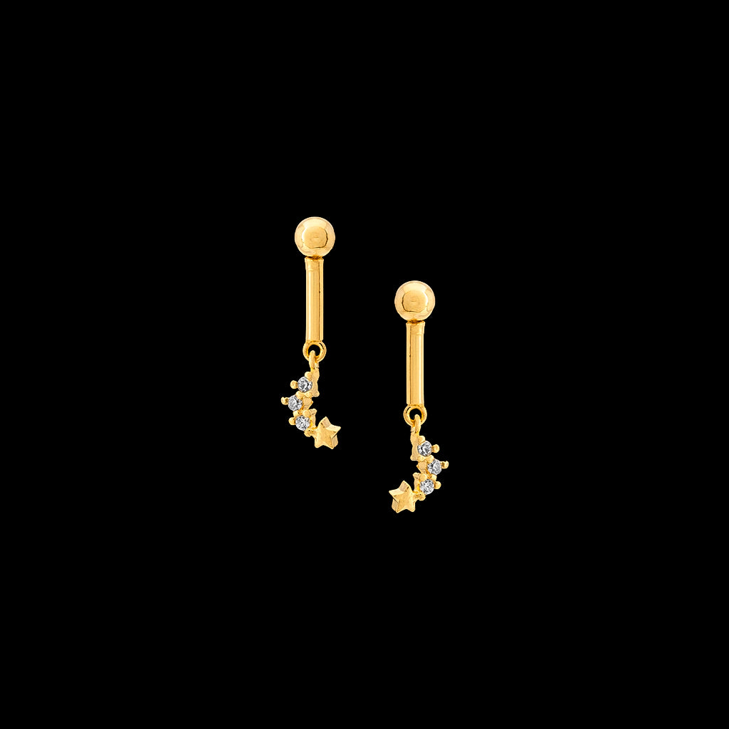 Bugadi Stud Earring PSBDST6W-001