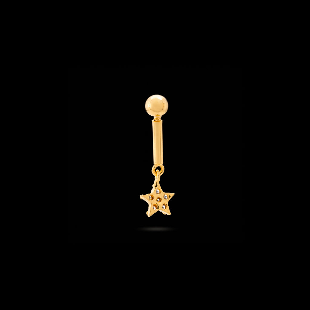 Bugadi Stud Earring PSBDST4W-001