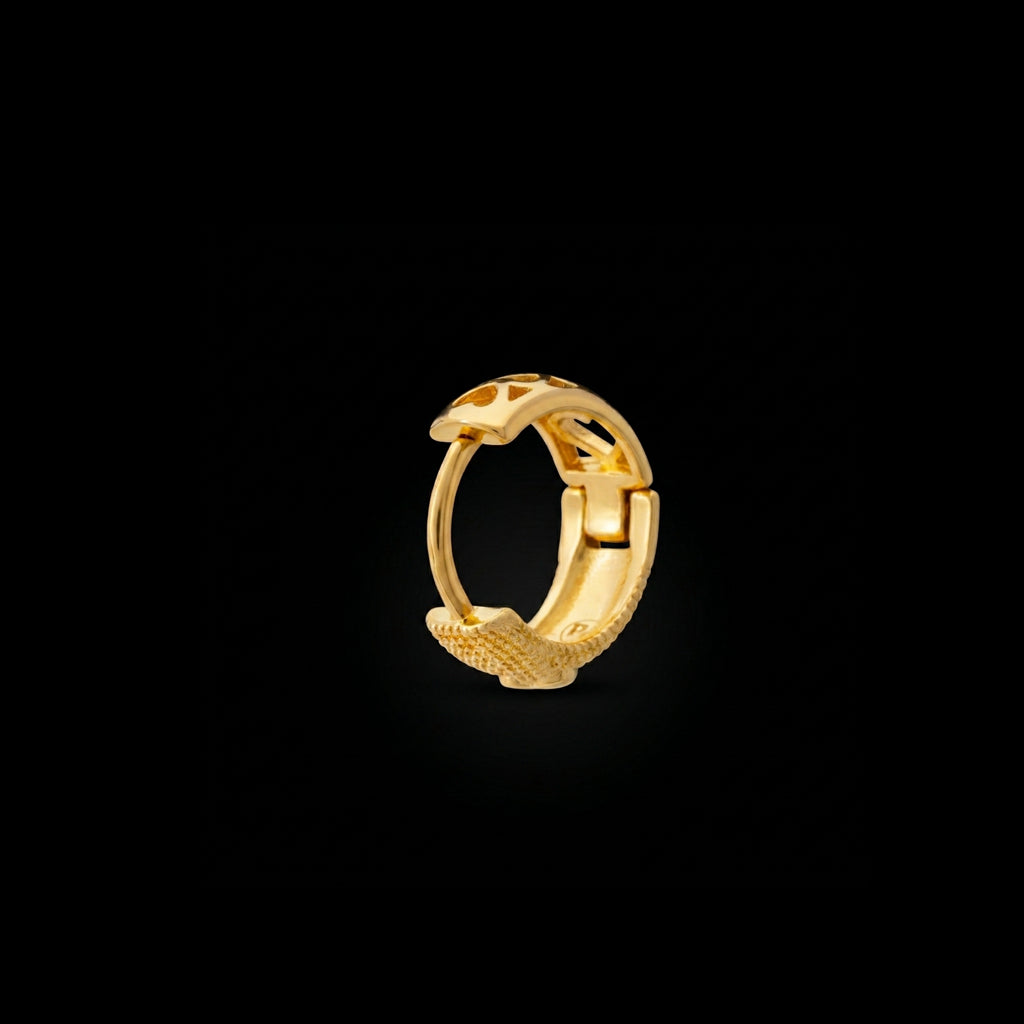 Golden Hoop Earring PGRST39-09