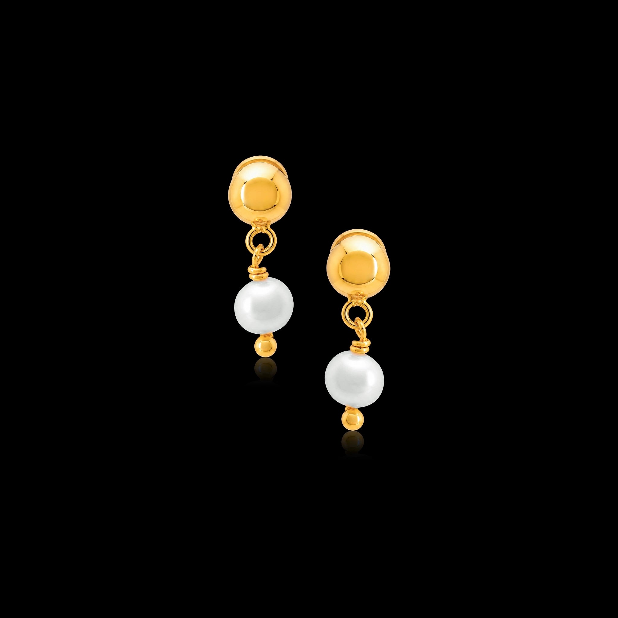 Golden Hanging Stud PGHST398-001