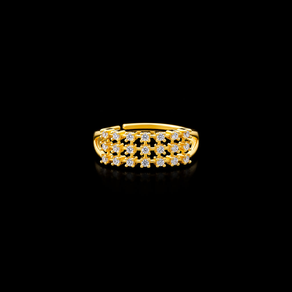 Stone Adjustable Ring PSR40W-061