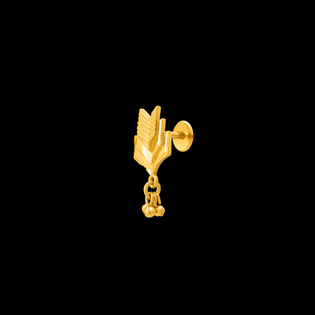 Golden Hanging Stud PGHST342-09