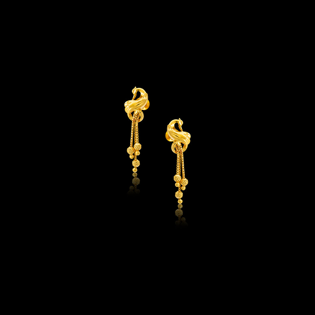 Golden Hanging Stud PGHST65-021
