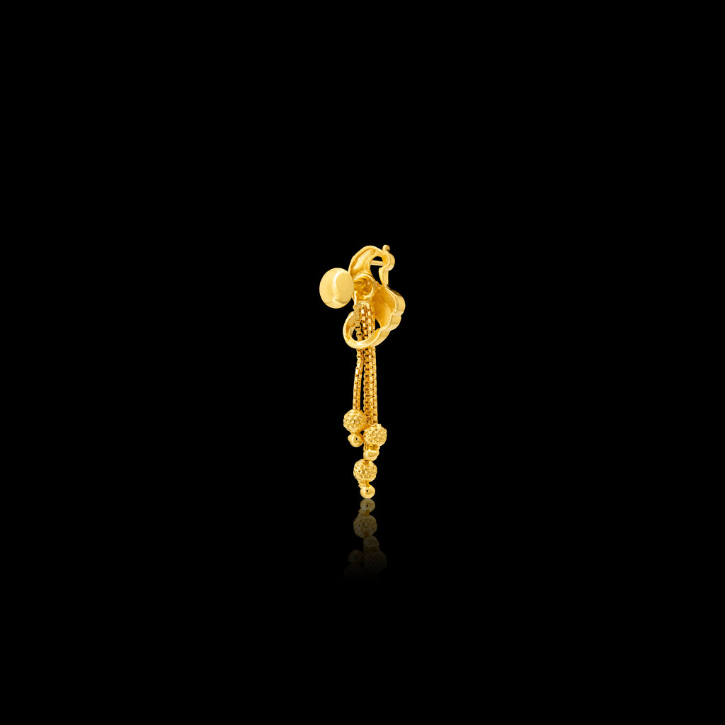 Golden Hanging Stud PGHST65-021