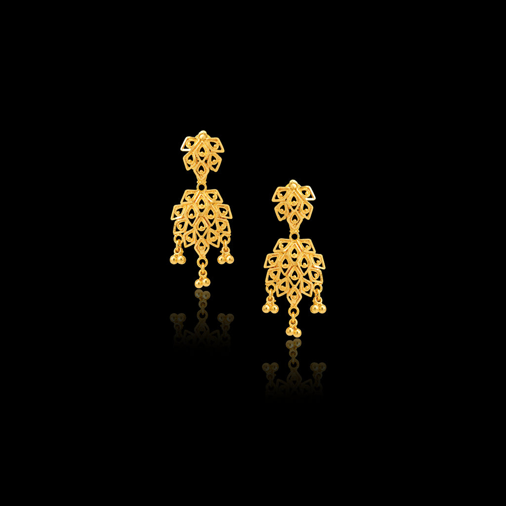 Golden Hanging Stud PGHST82a-061