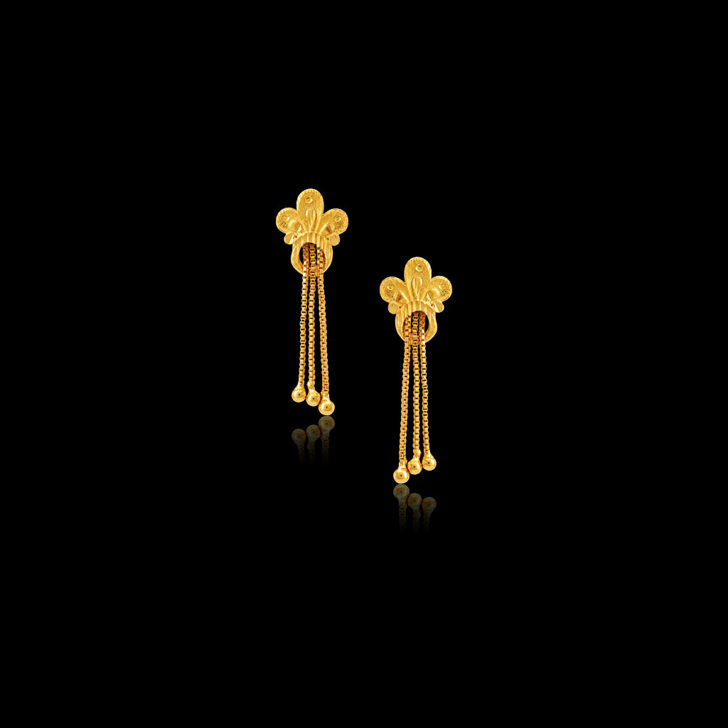 Golden Hanging Stud PGHST60-021