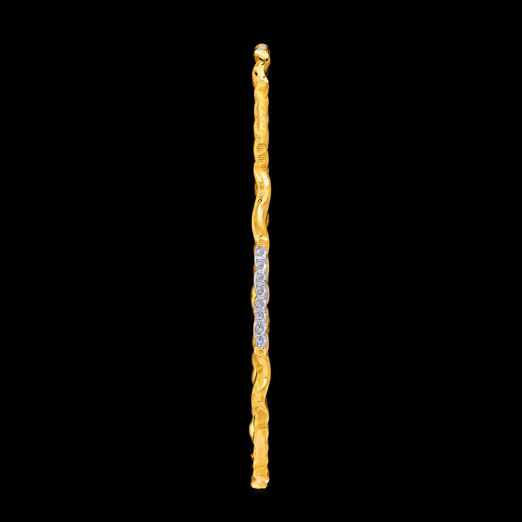 Rhodium bangle PRGB26-011