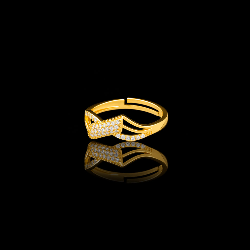 Adjustable Stone Ring PSR75W-041