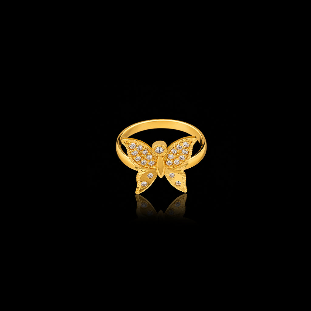 Golden Stone Ring PSR65W-081