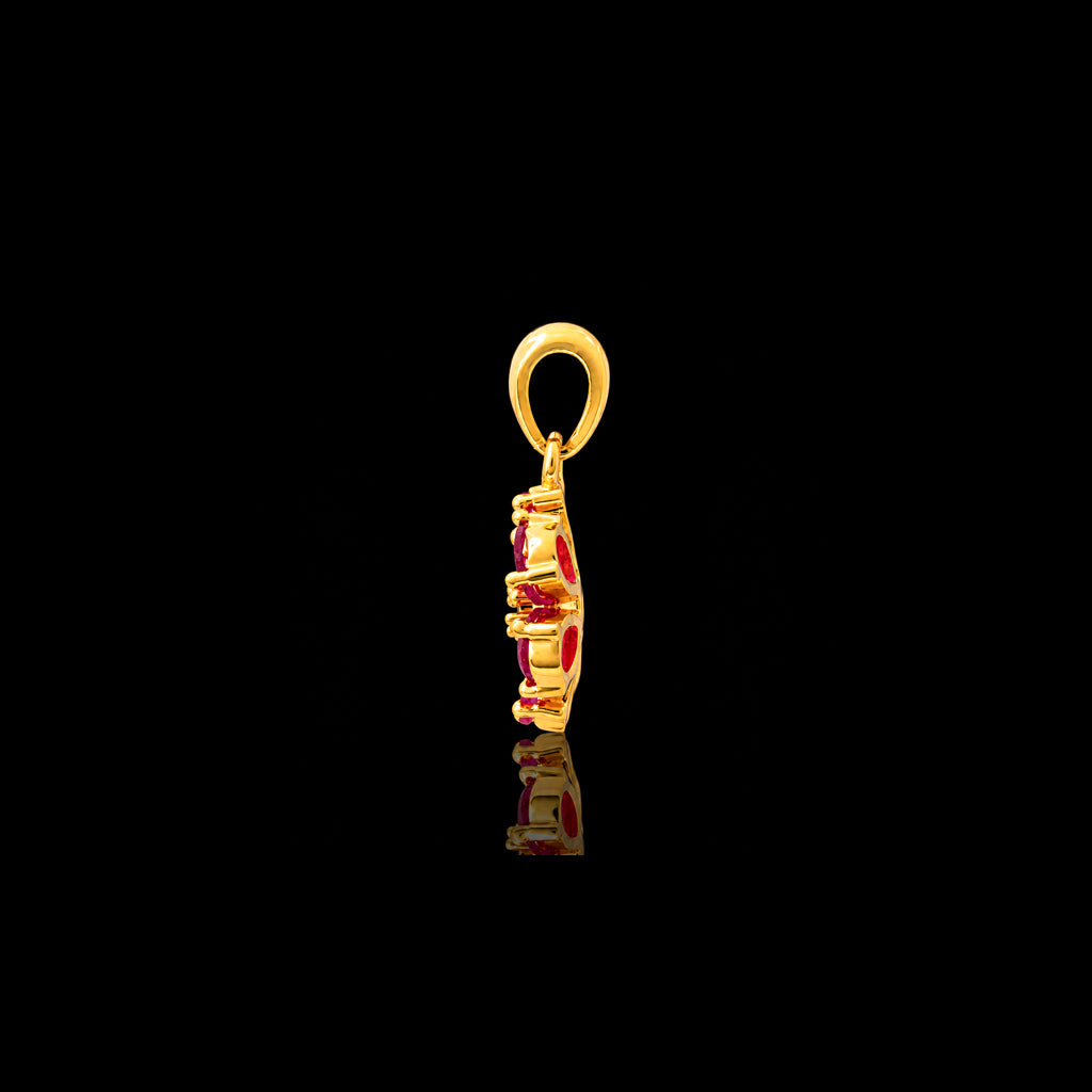 Stone Pendant With Stud PSLT263WR-09, PSST172WR-09