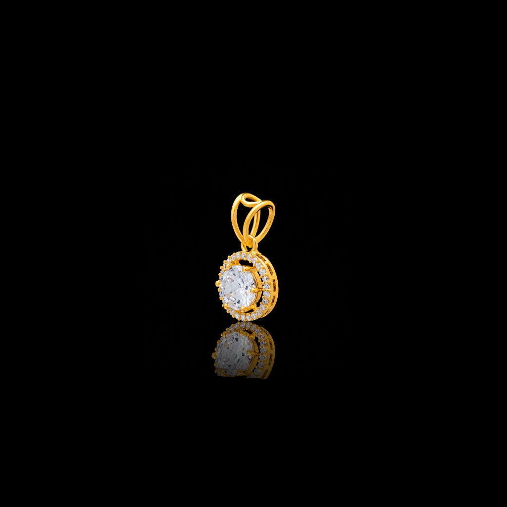 Stone Pendant With Stud PSLT23W-021, PSLT23W-021