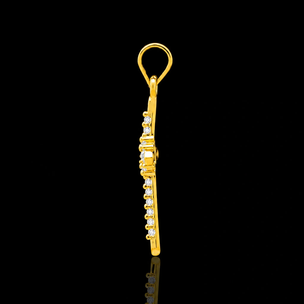 Golden Stone Pendant PSLT62W-051