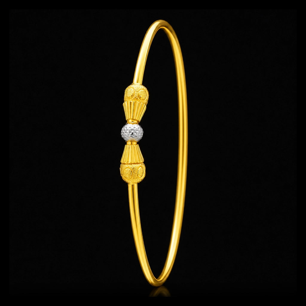 Rhodium Bangle PRGB5-081