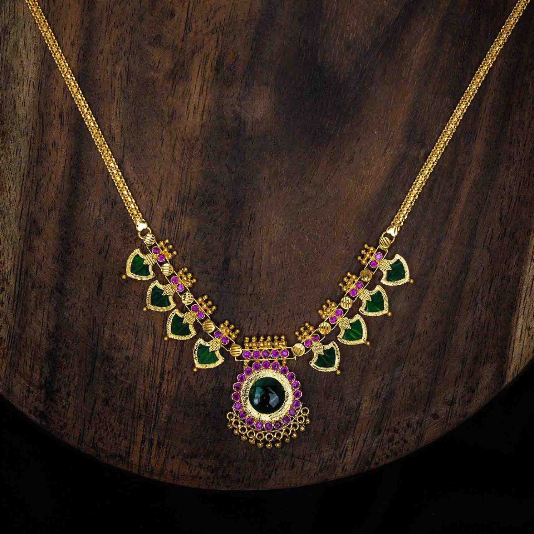 Necklace PSPKNPG3-095 - Parakkat Jewels