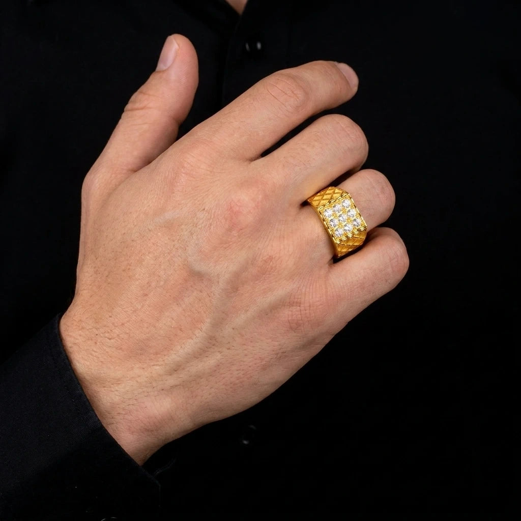 Gents Stone Ring PSGR5W-003
