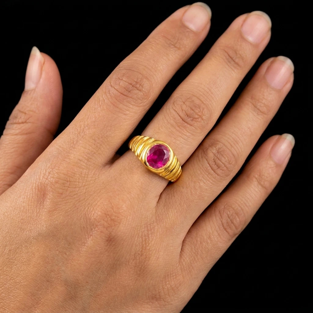 GOLDEN STONE RING PSR8R-081