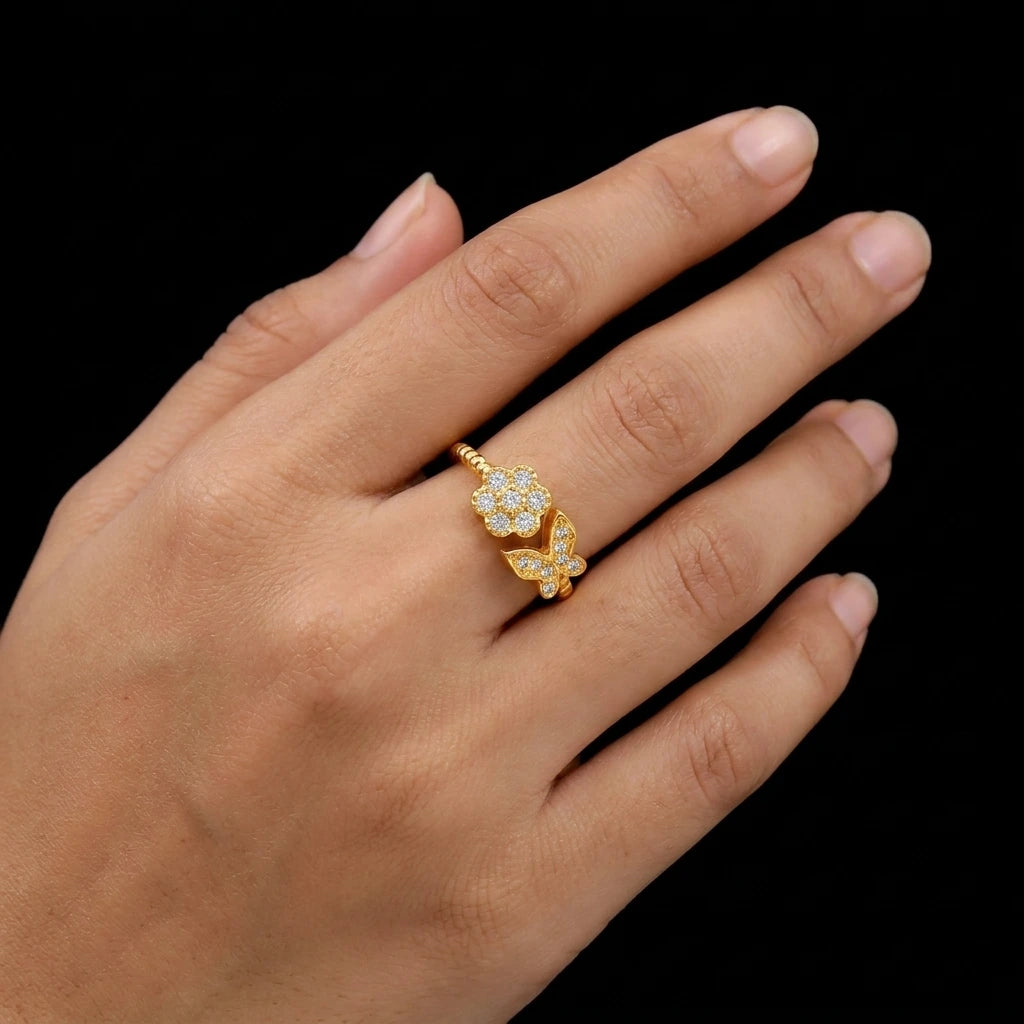 GOLDEN STONE RING PSR47W-031
