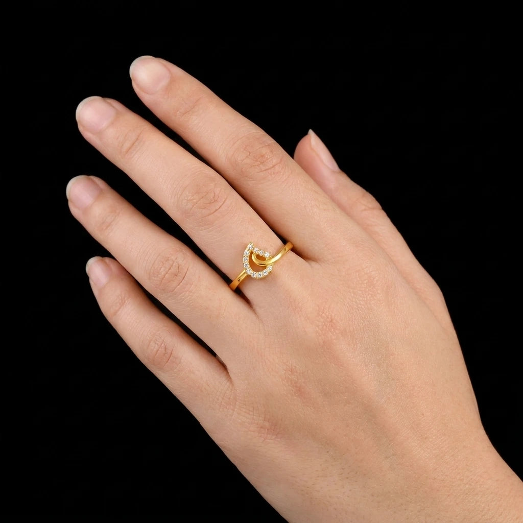 GOLDEN STONE RING PSR23W-041