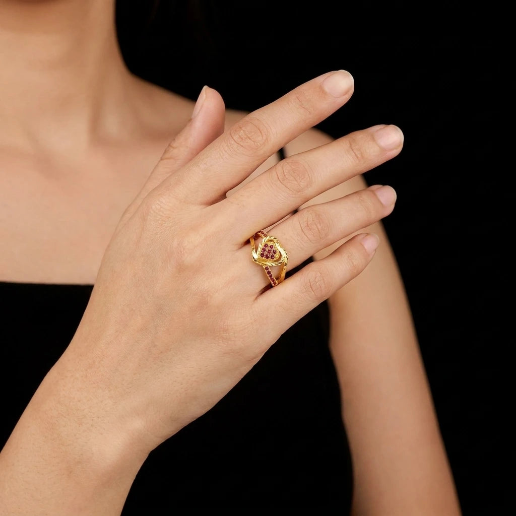 GOLDEN STONE RING PSR96R-031