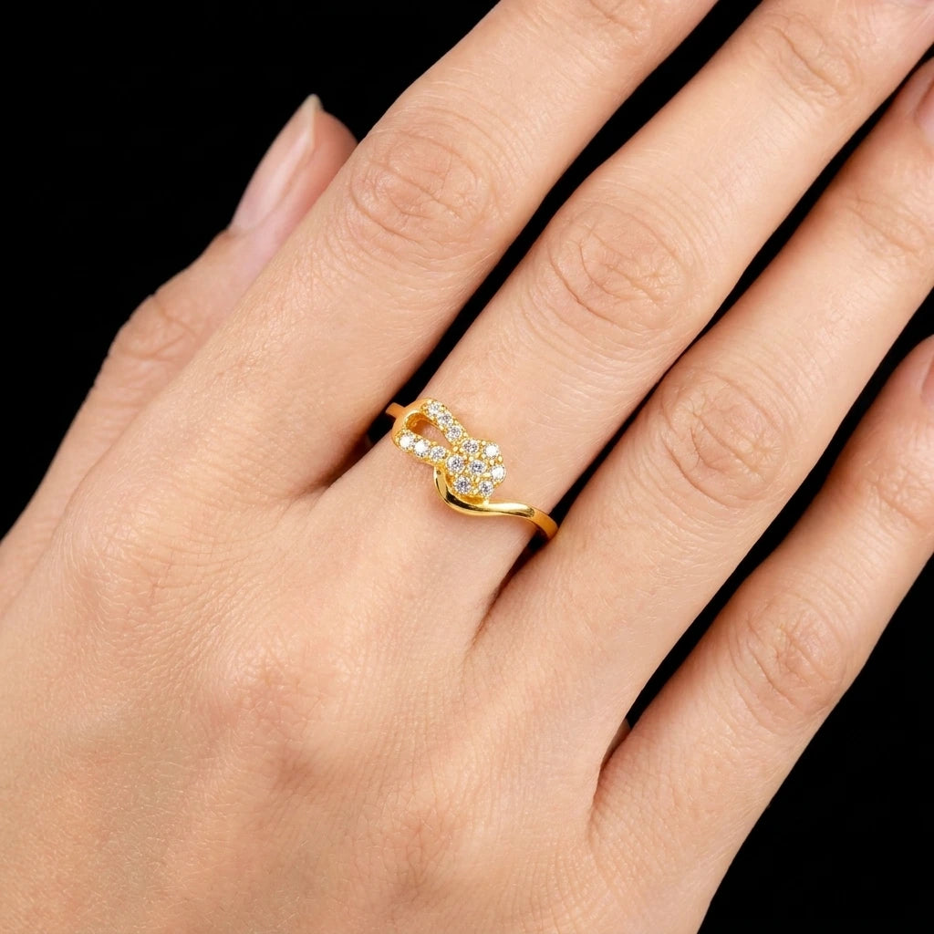 GOLDEN STONE RING PSR192W-021